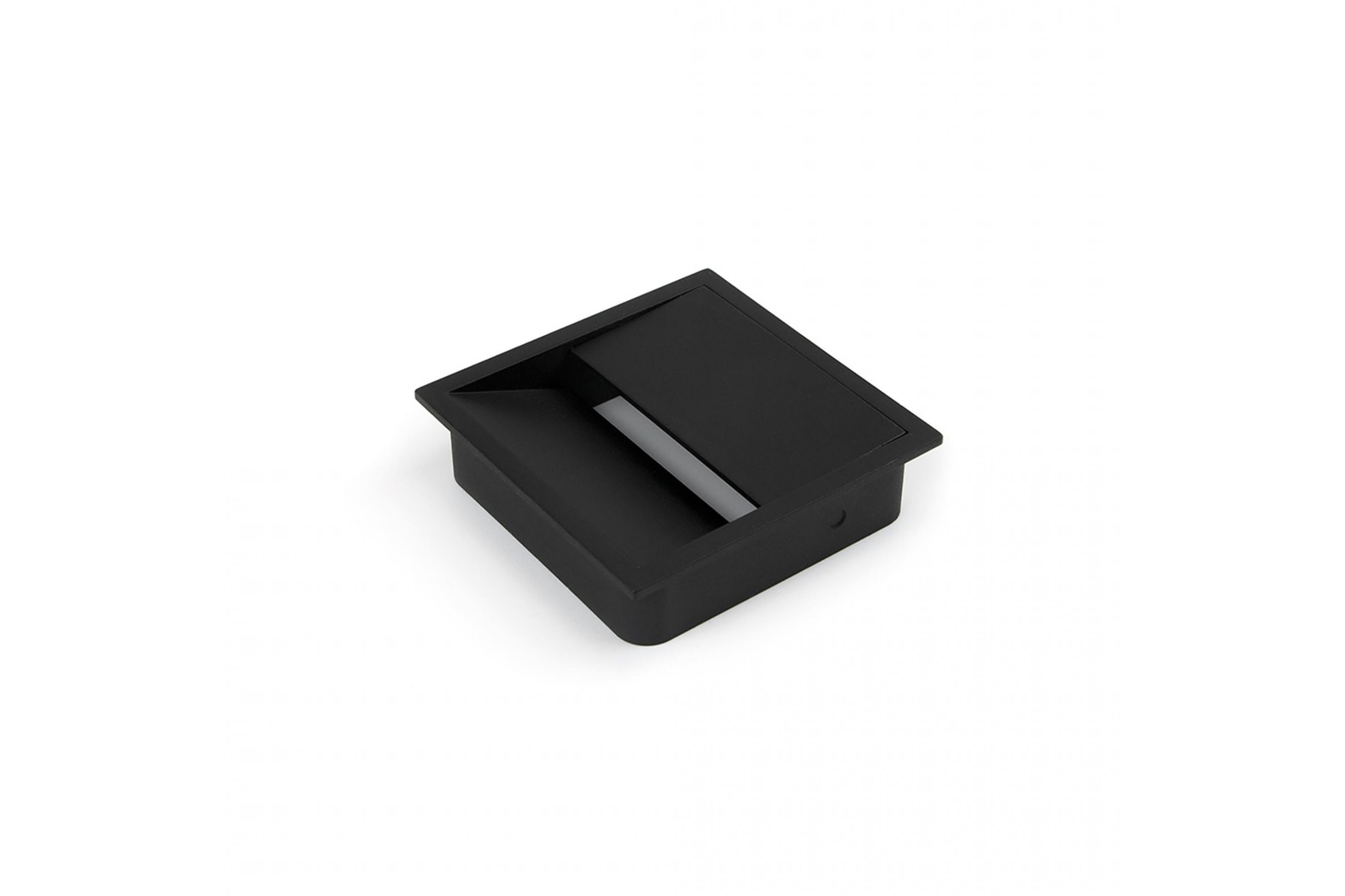 Cable Grommet Square Black Plastic Kdv85z 